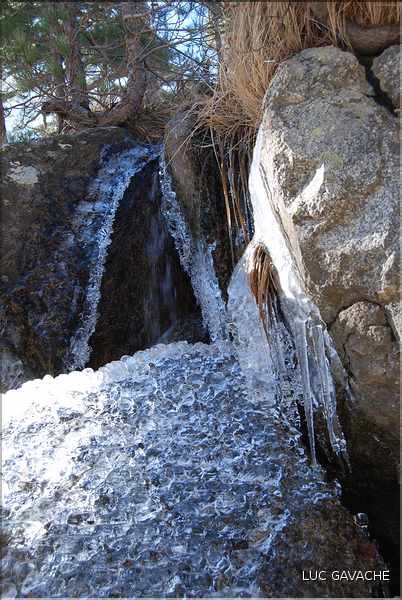 Sur l'itinéraire d'access au lac de Ninu, près des bergeries de Colga, tout est parfois gelé lors des hivers rigoureux (4)