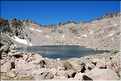 Lac Rotondo ou Bellebone en été, 2321 m.d'altitude
