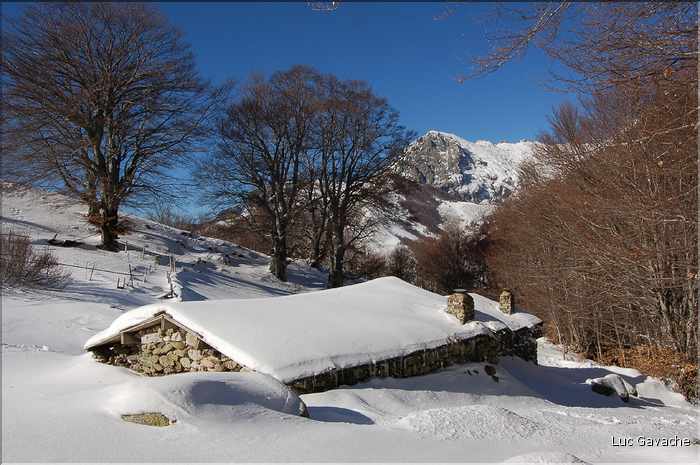 Près de Vizzavona, les bergeries de Lagnati en automne