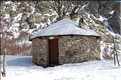 Bergeries de Porteto en hiver, sur le GR20 dans les environs de Vizzavona
