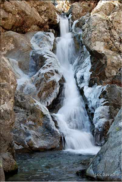 Parfois l'hiver, le gel arrive avant la neige, région de Vizzavona sur le GR20 (9)