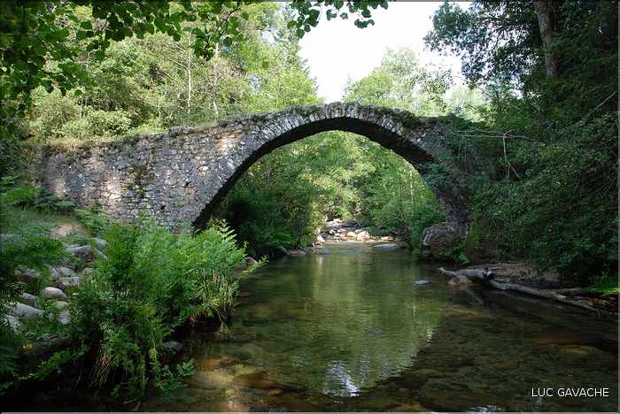 Pont Génois de Zipitoli, sur la toute de Bastelica (1)
