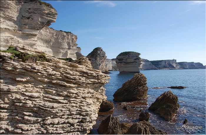 Les célèbres falaises calcaires de Bonifacio (6)