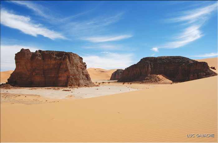 Bordure de l'erg de Tin Merzouga, Tadrart rouge (4)