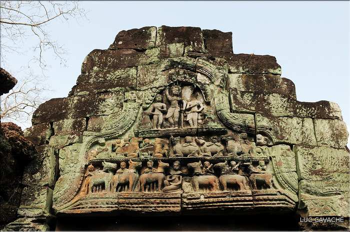 Le temple de Preah Khan fut réalisé par Jayavarman VII à la fin du XI ème siècle. (5)