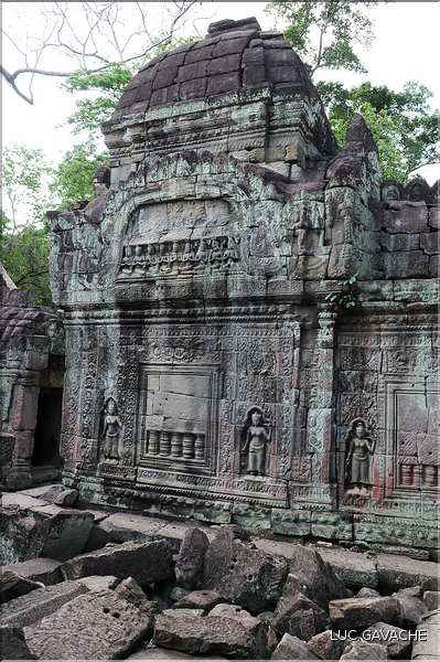 Le temple de Preah Khan fut réalisé par Jayavarman VII à la fin du XI ème siècle. (9)