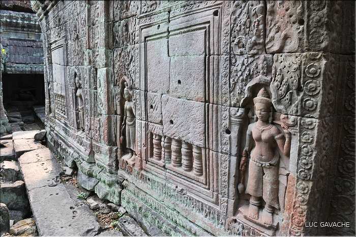 Le temple de Preah Khan fut réalisé par Jayavarman VII à la fin du XI ème siècle. (14)