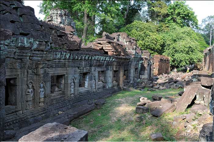 Le temple de Preah Khan fut réalisé par Jayavarman VII à la fin du XI ème siècle. (15)