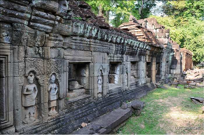 Le temple de Preah Khan fut réalisé par Jayavarman VII à la fin du XI ème siècle. (16)