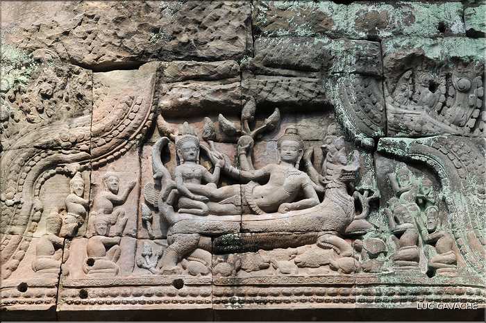 Le temple de Preah Khan fut réalisé par Jayavarman VII à la fin du XI ème siècle. (21)