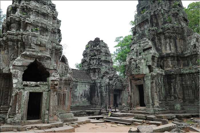 Le temple de Ta Prohm fut réalisé par Jayavarman VII qui le dédia à sa mère. (3)