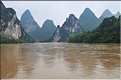 La petite ville de Yangshuo sur les rives de la rivière Lijiang. (29)