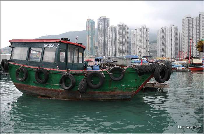L'ancien port de Aberdeen abrite encore une petite flotte de pêche. Hong Kong. (17)