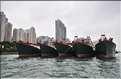 L'ancien port de Aberdeen abrite encore une petite flotte de pêche. Hong Kong. (26)