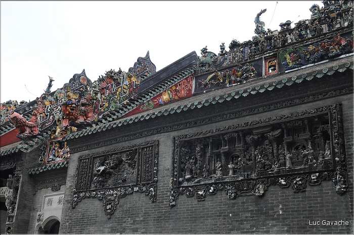 Le temple de la famille Chen de Canton. ''1888, dynastie Qing'' (2)