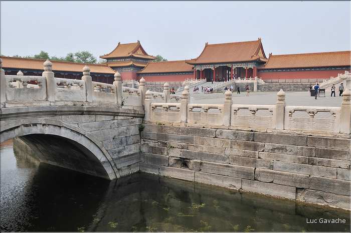 La cité interdite fut réalisée par la dynastie Ming au début du XV ème siècle. (6)