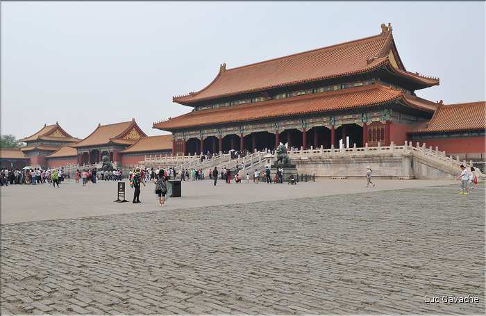 La cité interdite fut réalisée par la dynastie Ming au début du XV ème siècle. (11)
