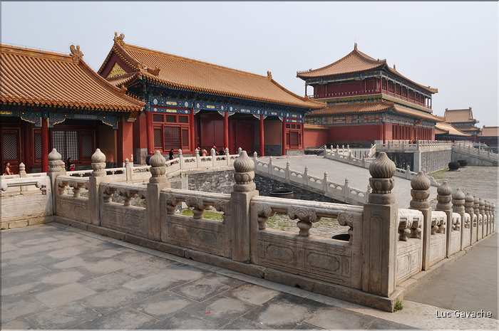 La cité interdite fut réalisée par la dynastie Ming au début du XV ème siècle. (38)