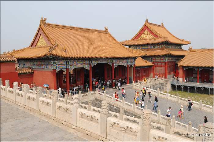 La cité interdite fut réalisée par la dynastie Ming au début du XV ème siècle. (43)