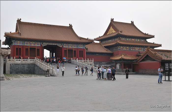 La cité interdite fut réalisée par la dynastie Ming au début du XV ème siècle. (56)