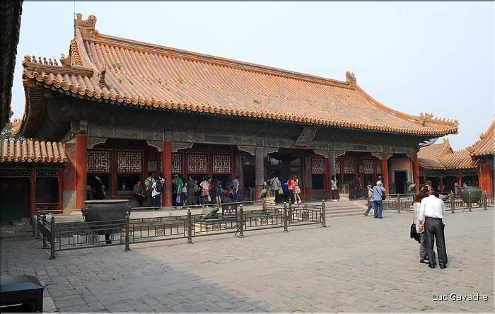 La cité interdite fut réalisée par la dynastie Ming au début du XV ème siècle. (70)