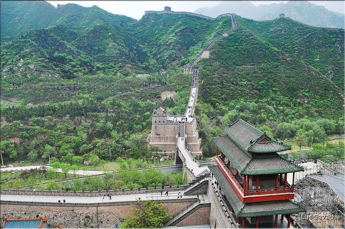 Juyongguan, dans la région de Pékin,  est l'une des portions de la grande muraille. (2)