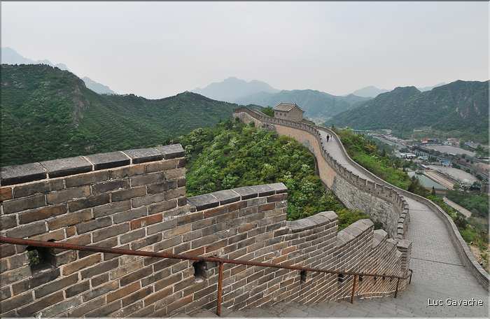 Juyongguan, dans la région de Pékin,  est l'une des portions de la grande muraille. (30)