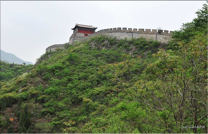 Juyongguan, dans la région de Pékin,  est l'une des portions de la grande muraille. (34)