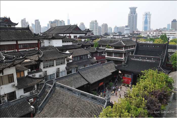 La vieille ville Chinoise de Nanshi au cur de Shanghai. (1)