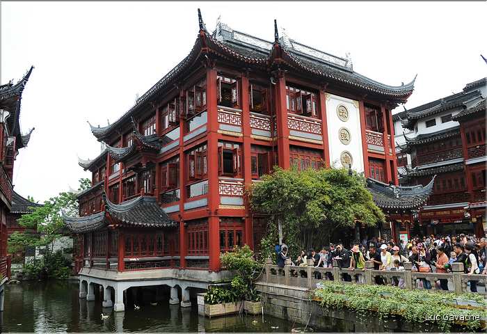 La vieille ville Chinoise de Nanshi au cur de Shanghai. La maison de thé. (2)