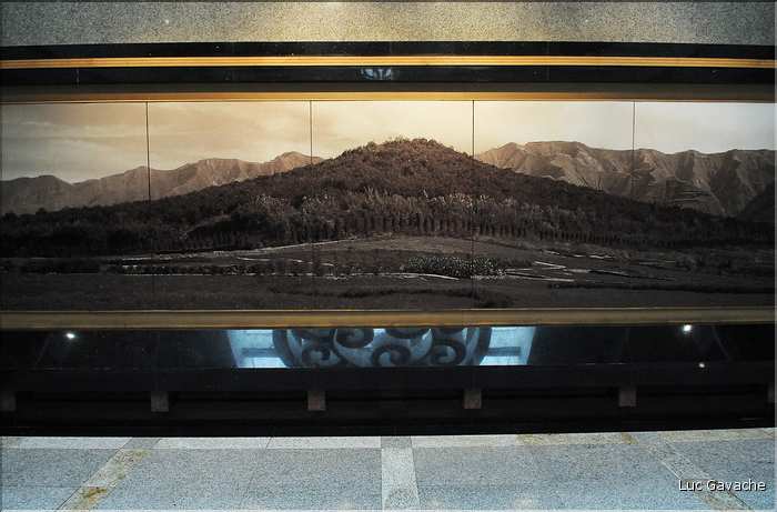 Photo du mausolée de l'empereur Qin Shi Huang Di.