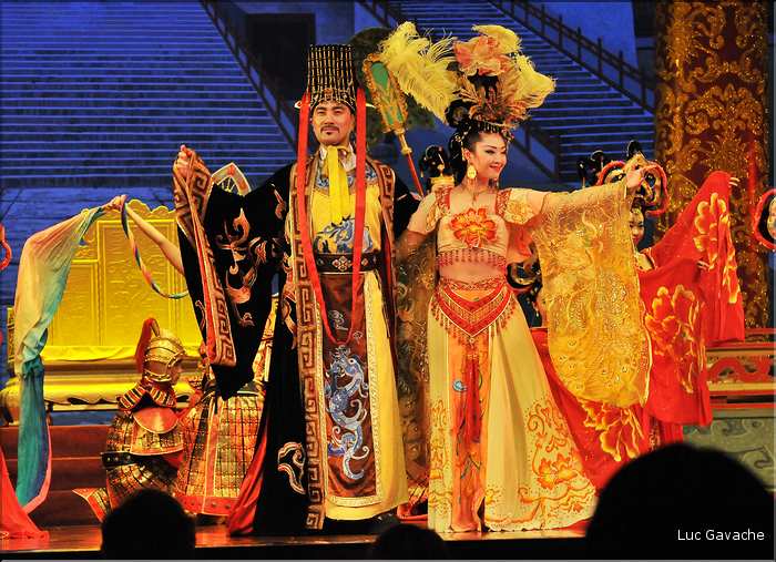 Spectacle traditionnel de la période Tang ''VII-IX siècle''. (66)