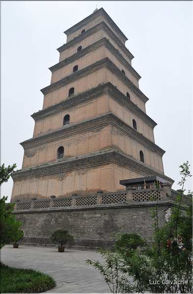 Pagode Bouddhique de la grande oie sauvage de la période Tang ''VII ème siècle''. (21)