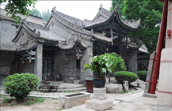 La grande Mosquée de Xi'an de style sino-arabe date de la période Tang ''VIII siècle''. (2)