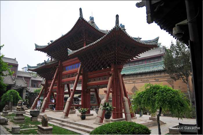 La grande Mosquée de Xi'an de style sino-arabe date de la période Tang ''VIII siècle''. (4)