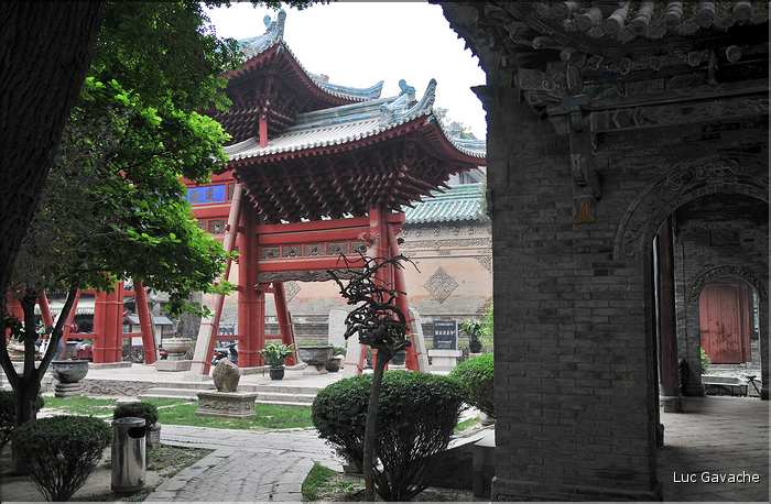 La grande Mosquée de Xi'an de style sino-arabe date de la période Tang ''VIII siècle''. (5)
