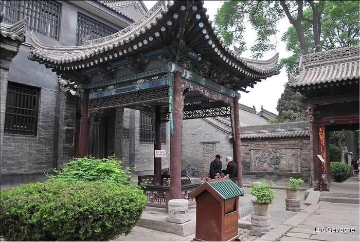 La grande Mosquée de Xi'an de style sino-arabe date de la période Tang ''VIII siècle''. (9)