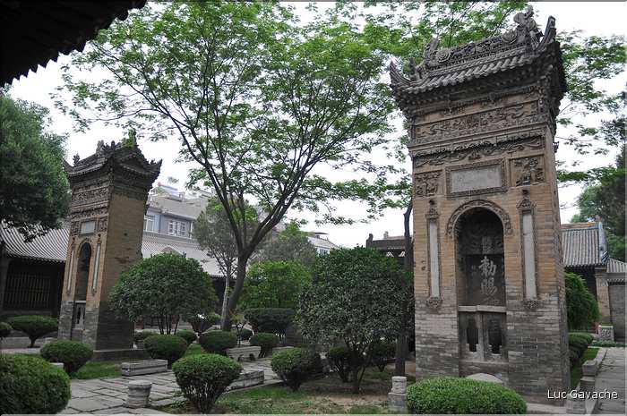 La grande Mosquée de Xi'an de style sino-arabe date de la période Tang ''VIII siècle''. (11)