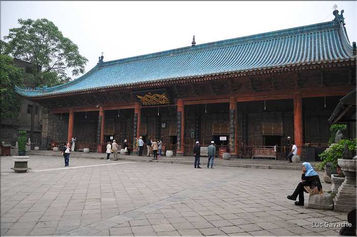 La grande Mosquée de Xi'an de style sino-arabe date de la période Tang ''VIII siècle''. (23)