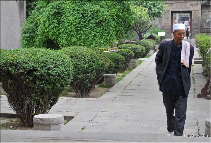 La grande Mosquée de Xi'an de style sino-arabe date de la période Tang ''VIII siècle''. (25)
