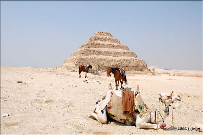 Pyramide à degrés de Djéser dans la nécropole de Sakkarah (3) 