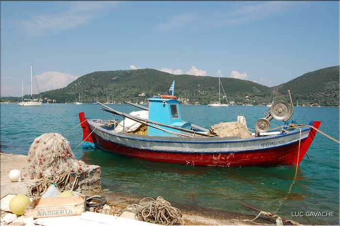 Bateau de pêche dans la région de Lefkada, dans l'Ouest de la Gréce (2)
