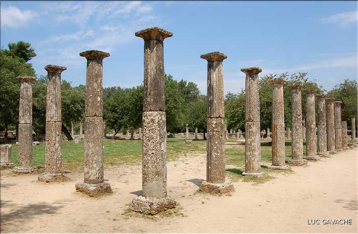 Le site d'Olympie acceuillit les jeux du même nom, à partire de 776 av. J.C. (4)