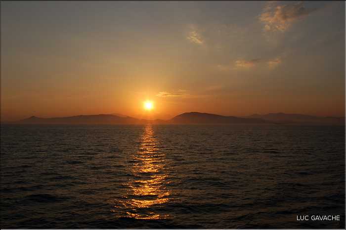 Couché de soleil sur le Golfe de Corinthe (1)
