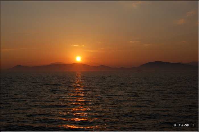 Couché de soleil sur le Golfe de Corinthe (2)