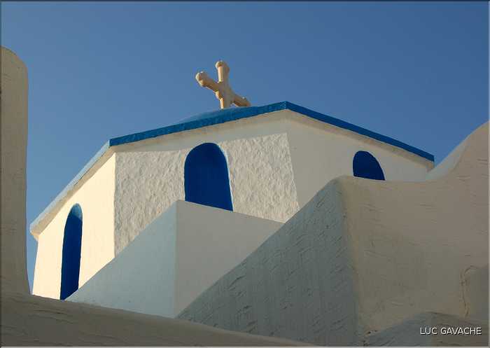Ville de Parikia sur l'île de Paros, les Cyclades (3)