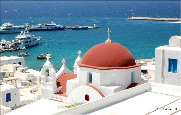 Ville de Mykonos sur l'île du même nom, les Cyclades (6)