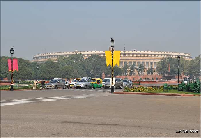 Le Parlement de l'Inde, New Dehli.