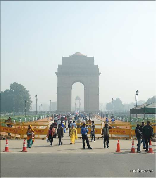 La porte de l'Inde, New Dehli.