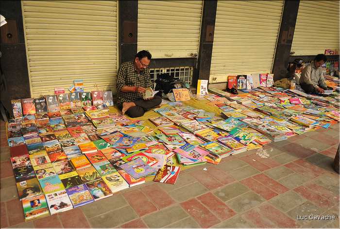 Scènes de rue à New Dehli. (1)